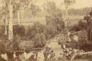 Badger Creek, Coranderrk Aboriginal Station, fishing scene