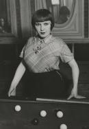 A prostitute playing Russian billiards, Boulevard Rochechouart, Montmartre
