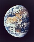 Full earth showing Africa, Middle East and parts of Europe and Asia