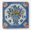 Frame with tile