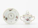 Covered cup and saucer