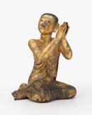 Seated praying monk, Moggallana