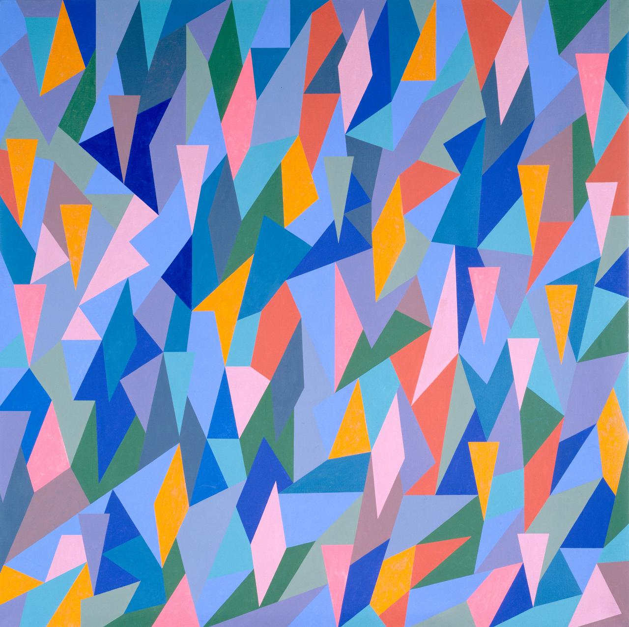 Lesley DUMBRELL<br/>
<em>Zavana</em> 1987 <!-- (recto) --><br />

synthetic polymer paint on canvas<br />
197.9 x 197.8 cm<br />
National Gallery of Victoria, Melbourne<br />
Presented through The Art Foundation of Victoria in memory of Christine Abrahams by Daryl and Julian Abrahams, Members, 1997<br />
1997.232<br />
&copy; Courtesy of the artist
<!--60275-->