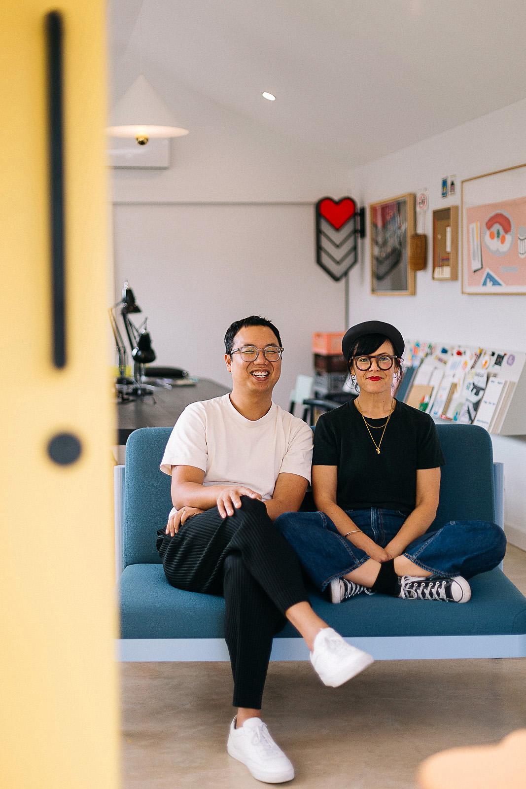 Portrait of Daniel To and Emma Aiston<br/>
Photo: Thomas McCammon<br/>