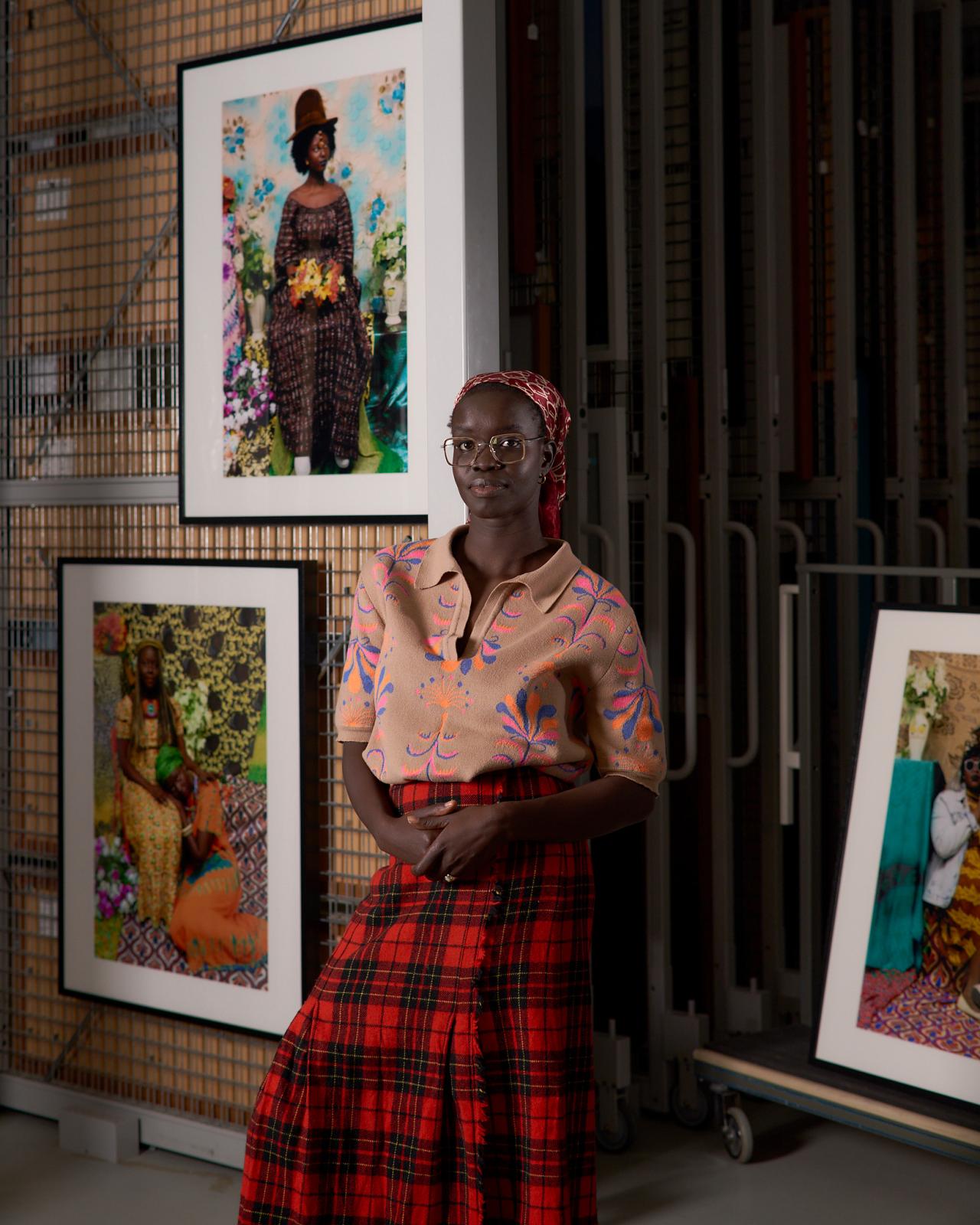 Atong Atem, photographed in May 2024 by Basetsana Maluleka<br/>
Bassie