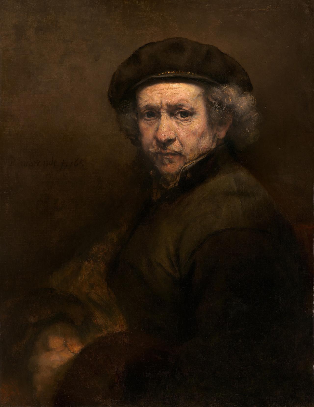 REMBRANDT Harmensz. van Rijn<br/>
<em>Self-portrait</em> 1659<br/>
oil on canvas<br/>
84.5 × 66.0 cm<br/>
National Gallery of Art, Washington, DC<br/>
Andrew W. Mellon Collection (1937.1.72)<br/>
Photo: National Gallery of Art, Washington DC