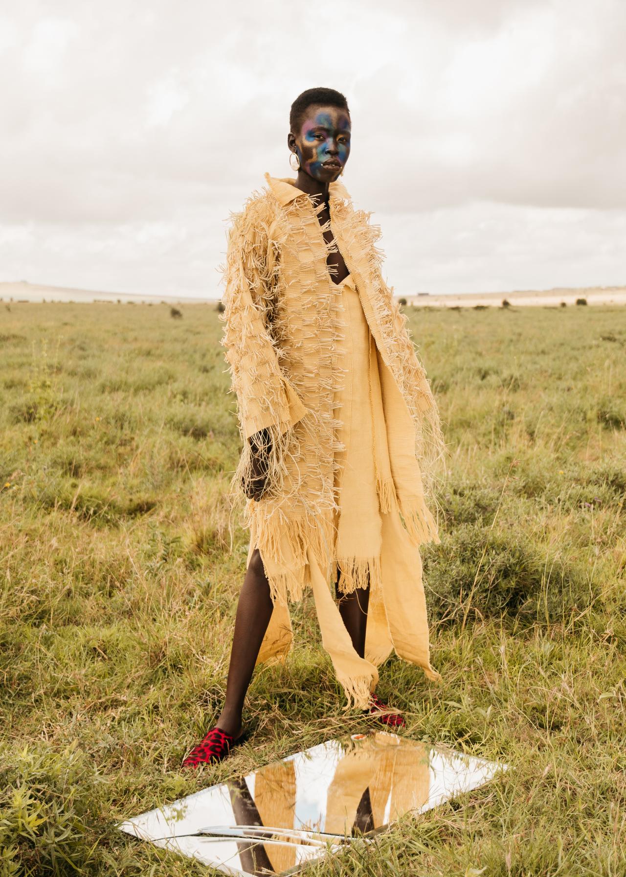 IAMISIGO (brand) Bubu Ogisi (designer) 'Dress' from the 'Chasing Evil' collection, autumn-winter 2020, Kenya. Courtesy Victoria and Albert Museum, London<br/>
© IAMISIGO. Photo © Maganga Mwagogo