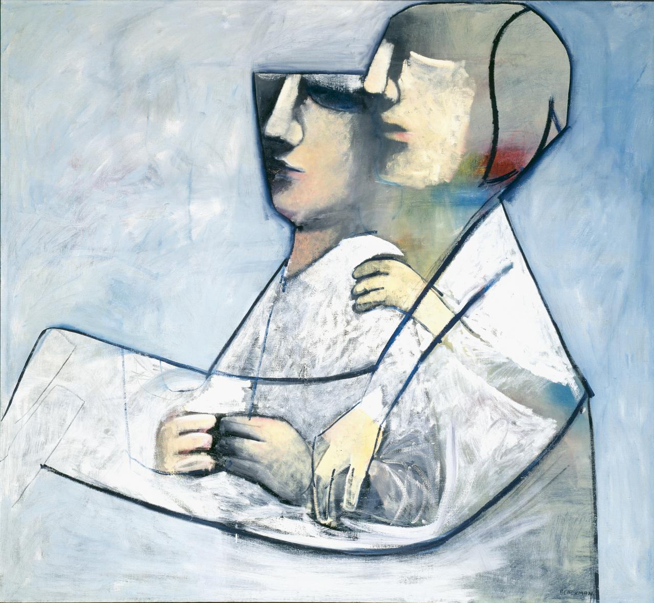 Charles BLACKMAN<br/>
<em>Untitled (Two sisters seated)</em> (c. 1964) <!-- (recto) --><br />

oil on canvas<br />
152.4 x 165.2 cm<br />
National Gallery of Victoria, Melbourne<br />
Presented through The Art Foundation of Victoria from the Bequest of Violet Dulieu, Founder Benefactor, 1997<br />
1997.148<br />
&copy; Charles Blackman/Licensed by Copyright Agency, Australia
<!--59435-->