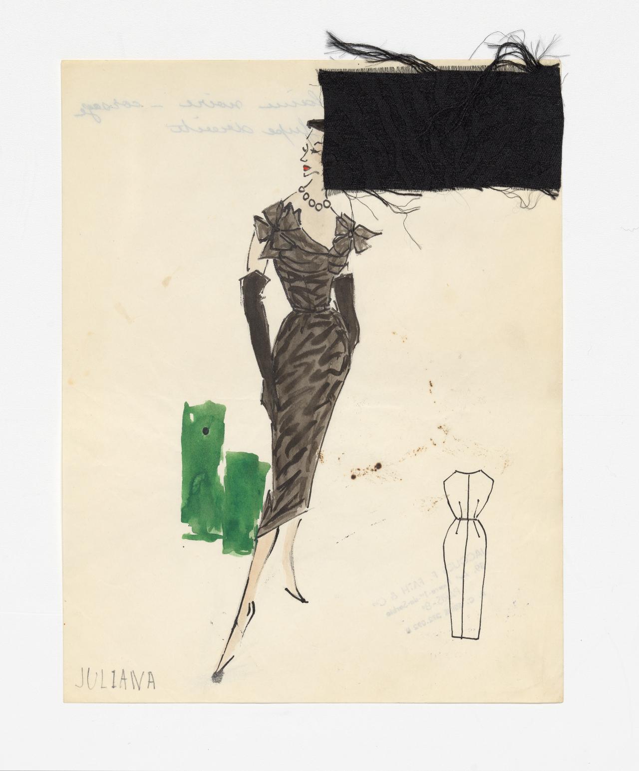 Jacques Fath, Paris (couture house)<br/>
<em>Juliana</em> 1950<br/>
National Gallery of Victoria, Melbourne<br/>
Campbell-Pretty Fashion Research Collection<br/>