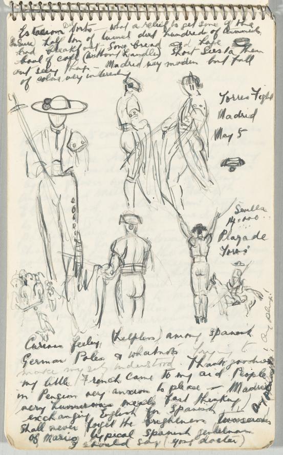 Constance Stokes <br/>
<em>Sketchbook, April&ndash;May 1932</em> 1932<br/>
ink, paper <br/>
National Gallery of Victoria, Melbourne<br/>
Gift of Carlos d&rsquo;Abrera in memory of Constance Stokes through the Australian Government&rsquo;s Cultural Gifts Program, 2025<br/>
&copy; Courtesy of the artist&rsquo;s estate