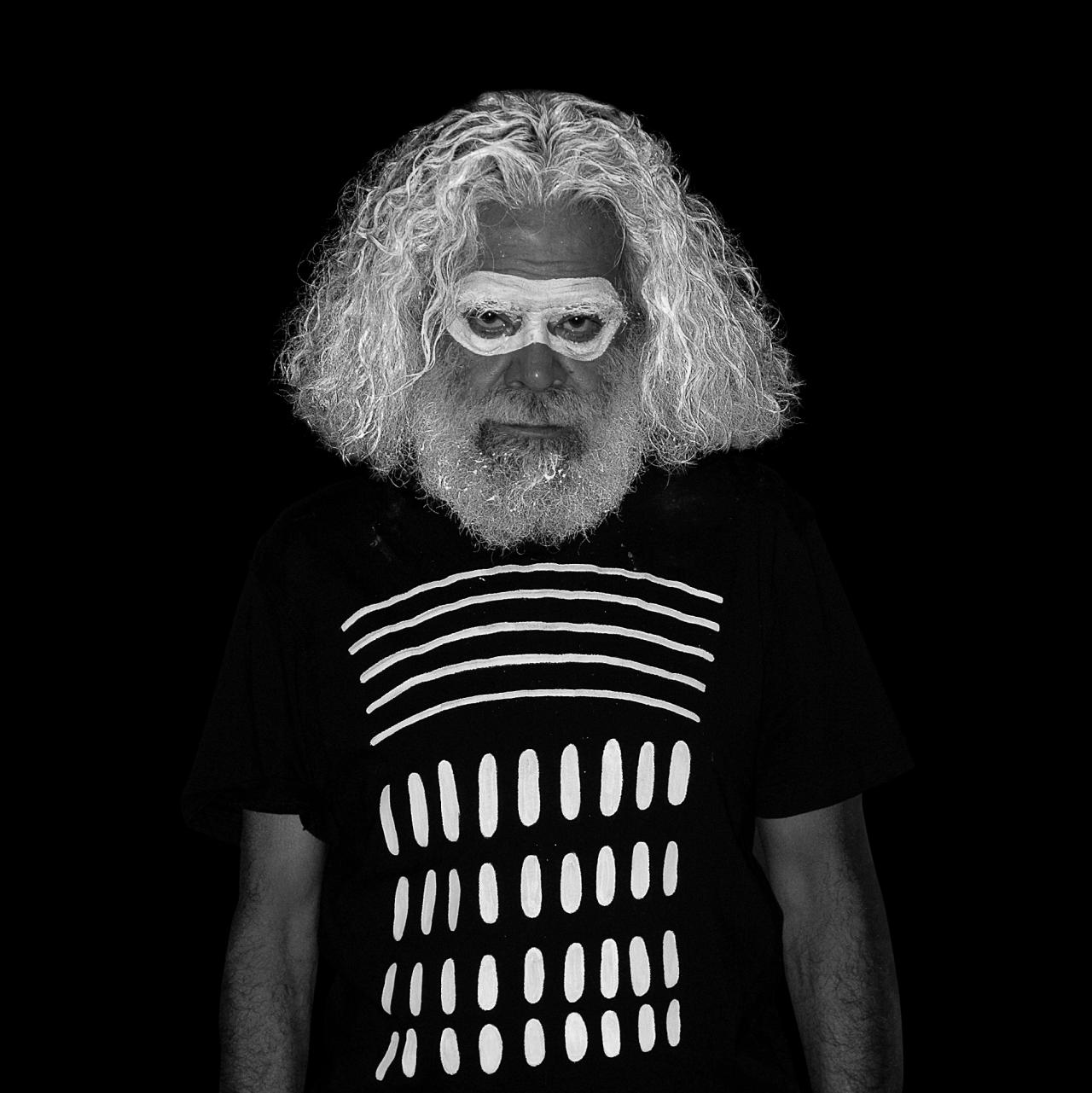 Maree Clarke<br/>
<em>Jack Charles</em> 2012; 2018 {printed} <!-- (recto) --><br />

inkjet print<br />
(58.0 x 58.0 cm) (image) (70.0 x 70.0 cm) (sheet)<br />
ed. 1/10<br />
National Gallery of Victoria, Melbourne<br />
Purchased, Victorian Foundation for Living Australian Artists, 2018<br />
2018.511.32<br />
© Maree Clarke / Licensed by Copyright Agency, Australia
<!--141239-->