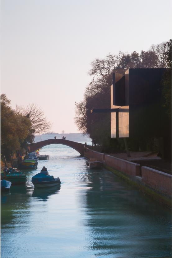 John GOLLINGS<br/>
<em>Australian Pavilion, Venice &ndash; Denton Corker Marshall</em> 2015 <!-- (recto) --><br />

inkjet print<br />
84.0 x 110.7 cm<br />
National Gallery of Victoria, Melbourne<br />
Purchased, Victorian Foundation for Living Australian Artists, 2017<br />
2017.434<br />
&copy; John Gollings
<!--130976-->