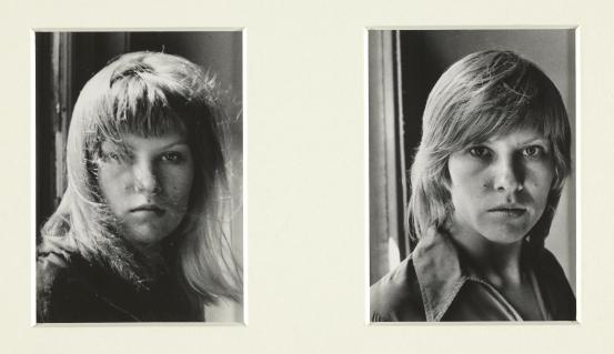 Sue FORD<br/>
<em>Annette, 1962; Annette, 1974</em> (1962-1974); (1974) {printed} <!-- (recto) --><br />
from the <i>Time</i> series (1962-74)<br />
gelatin silver photograph<br />
11.1 x 20.1 cm<br />
National Gallery of Victoria, Melbourne<br />
Purchased with the assistance of the Visual Arts Board and the KODAK (Australasia) Pty Ltd Fund, 1974<br />
PH170.a-b-1974<br />
© Courtesy of the artist
<!--8287--><br/><a class="col-link block" href="/explore/collection/work/8287"><strong>Collection page <i class="fa fa-angle-right"></i></strong></a>