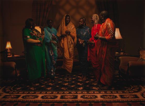 Atong ATEM<br/>
<em>Henna 1</em> (2021) <!-- (recto) --><br />
from the <i>Banksia</i> series 2021<br />
digital print<br />
116.0 x 159.0 cm<br />
National Gallery of Victoria, Melbourne<br />
Gift of the artist and MARS Gallery, Melbourne, 2023<br />
2023.309<br />
&copy; Atong Atem, courtesy Mars Gallery, Melbourne
<!--150199-->