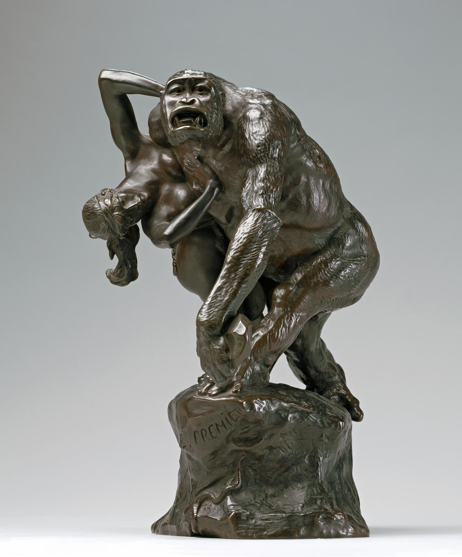 Stowed Away: Emmanuel Frémiet's Gorilla carrying off a woman