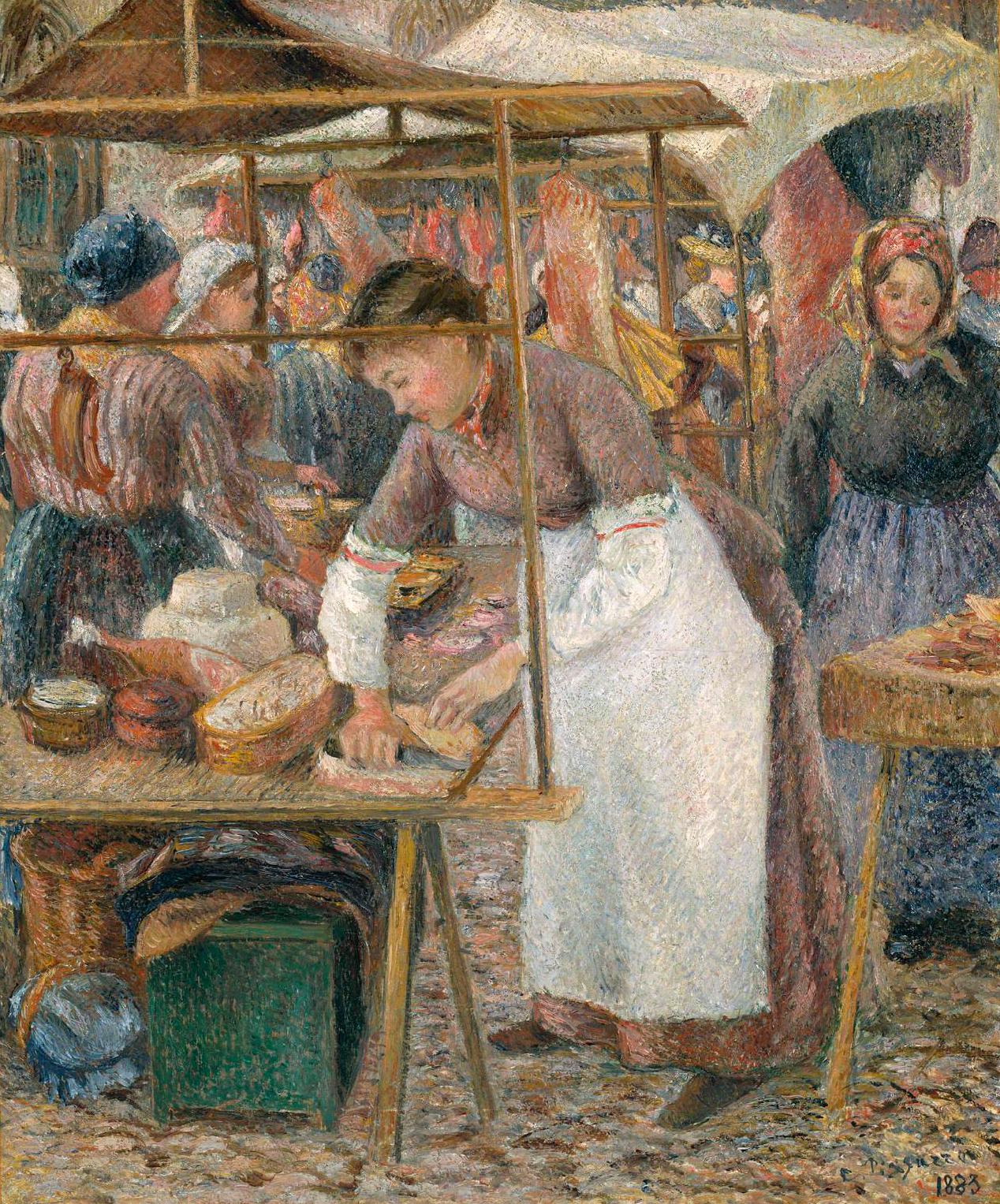 The Market Scenes Of Camille Pissarro Ngv