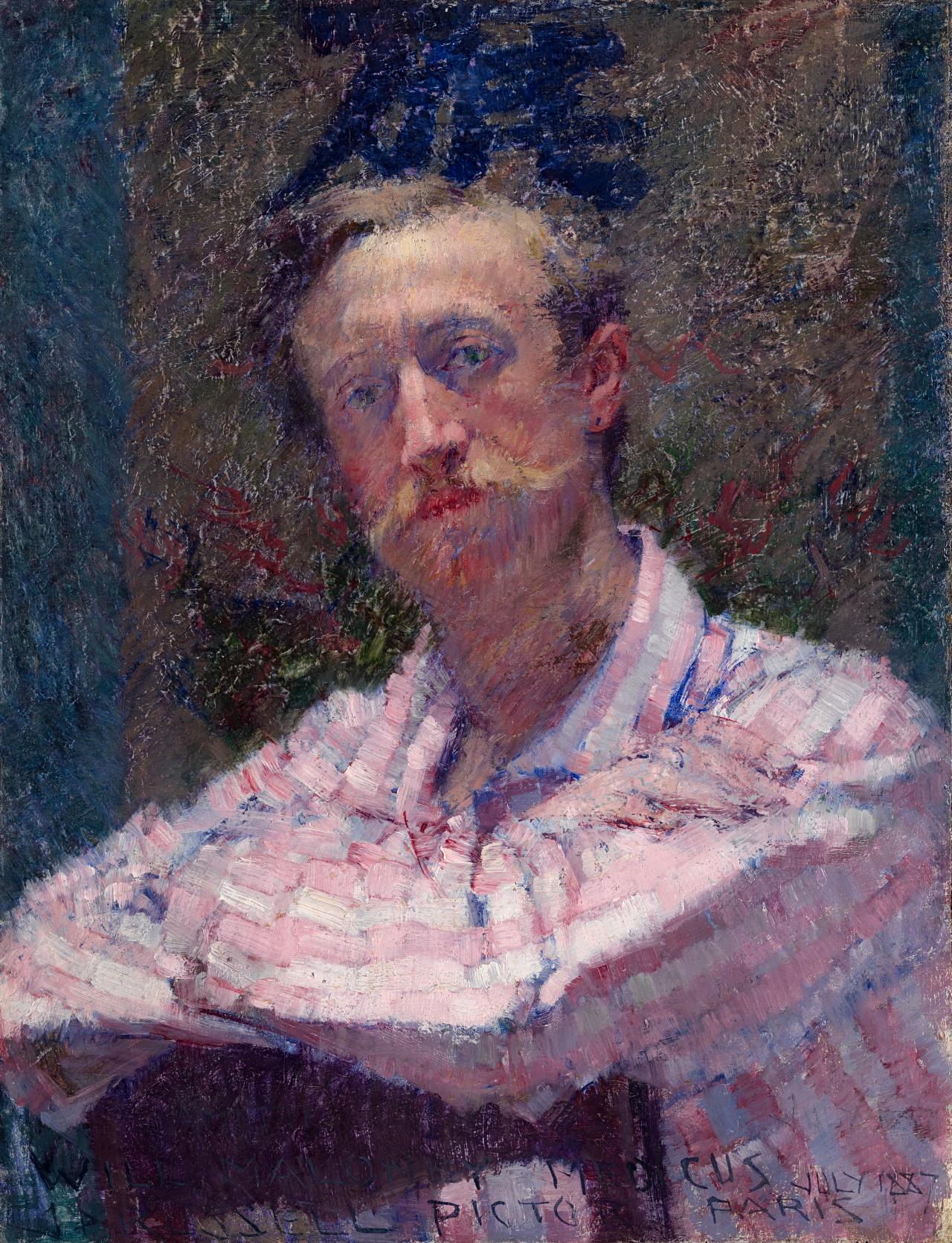 fig. 4 <br/>
John Peter Russell<br/>
Australian 1858–1930<br/>
<em>Portrait of Dr Maloney</em><br/>
oil on canvas<br/>
40.9 x 30.8 cm<br/>
National Gallery of Victoria <br/>
Purchased, 1943 (1242-4)<br/>