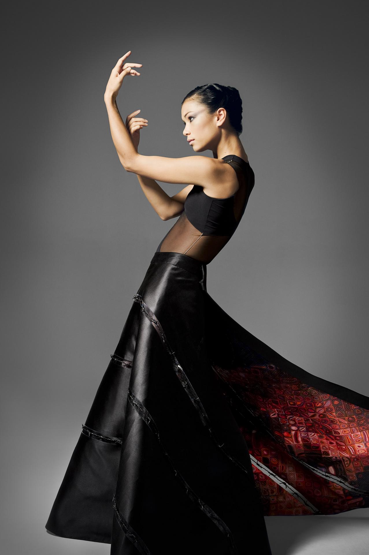 Vivienne Wong in Ralph Rucci Costume 2007<br/>
C. to C. (Close to Chuck), American Ballet Theatre <br/>
American Ballet Theatre Collection, New York<br/>
Photo: Jo Duck<br/>
Makeup courtesy Napoleon Perdis<br/>
© Ralph Rucci