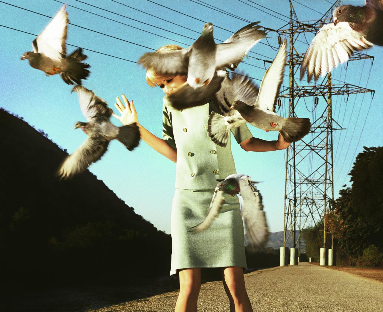 Alex Prager<br/>
American 1979–<br/>
<em>Eve</em> 2008<br/>
type C photograph<br/>
91.4 x 114.3 cm<br/>
Collection of the artist, Los Angeles and Lehmann Maupin Gallery, New York and Hong Kong<br/>
© Alex Prager, courtesy of the artist and Lehmann Maupin, New York and Hong Kong