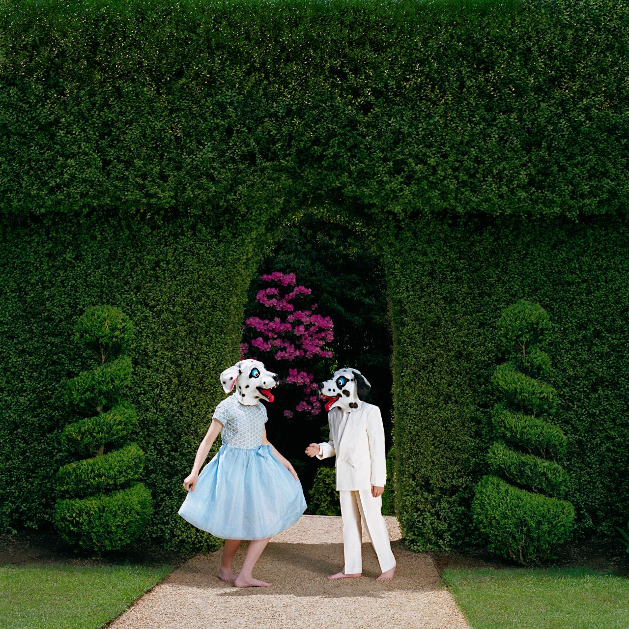 Polixeni Papapetrou<br/>
<em>The debutants</em> 2009<br/>
from the <em>Between Worlds</em> series 2009<br/>
inkjet print<br/>
105.0 x 105.0 cm <br/>
Private collection<br/>
© the estate of Polixeni Papapetrou, Michael Reid Gallery, Sydney and Jarvis Dooney, Berlin