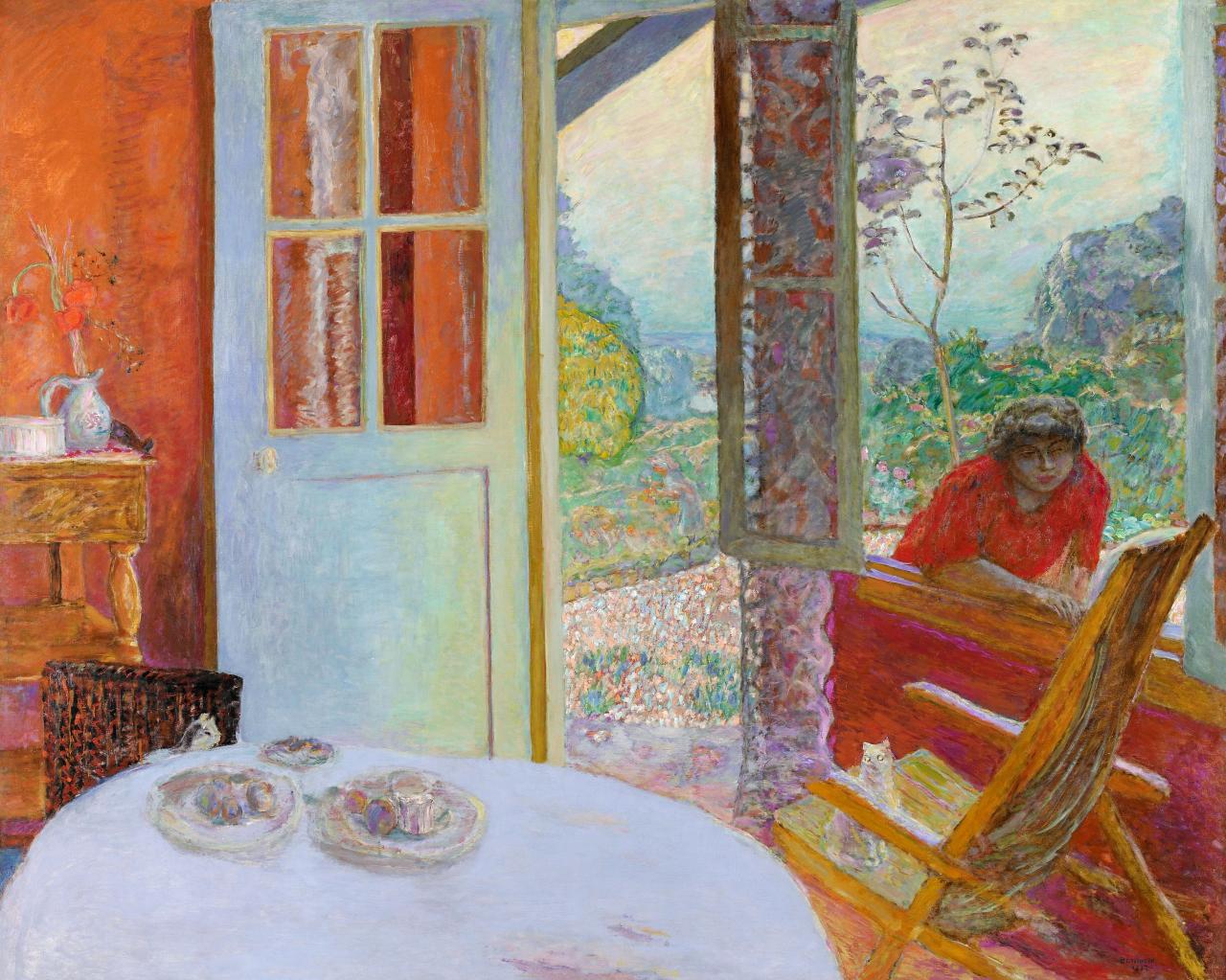 Pierre Bonnard<br/>
French 1867–1947<br/>
<em>The dining room in the country</em> (<em>Salle à manger à la campagne</em>) 1913<br/>
oil on canvas<br/>
164.5 × 205.7 cm<br/>
Minneapolis Institute of Art<br/>
The John R. Van Derlip Fund (54.15)<br/>
Photo: Minneapolis Institute of Art