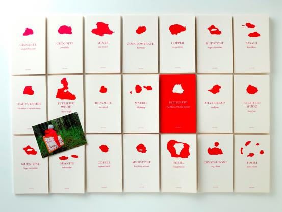 Lost Rocks (2017–21), A slow-publishing library of 40 commissioned fictiōnellas, 2019, Published by A Published Event.<br/><br/>