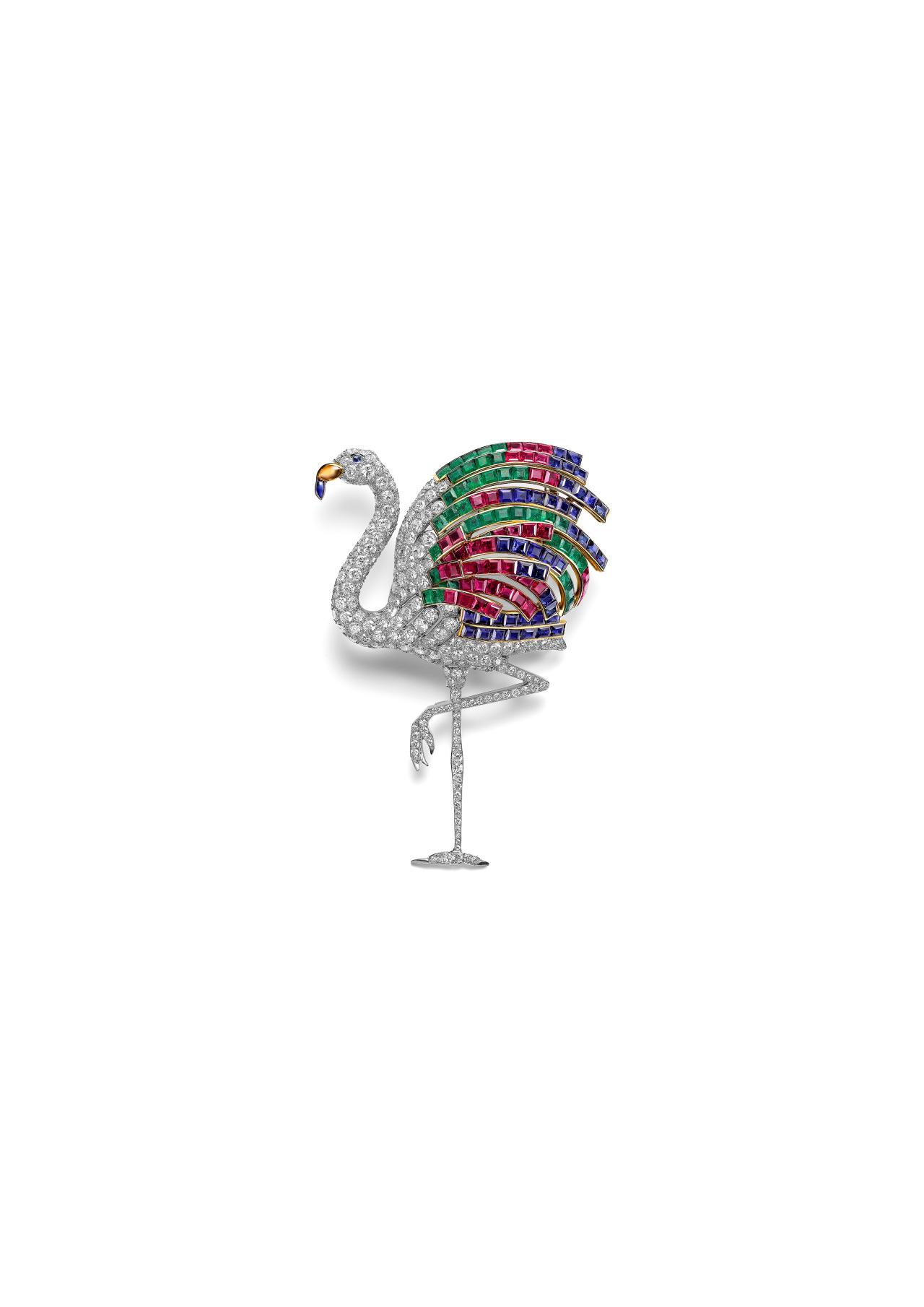 Cartier Paris, <em>'Flamingo' brooch</em>,  special order, 1940 &copy; Cartier. Photo: Nils Herrmann<br/>
