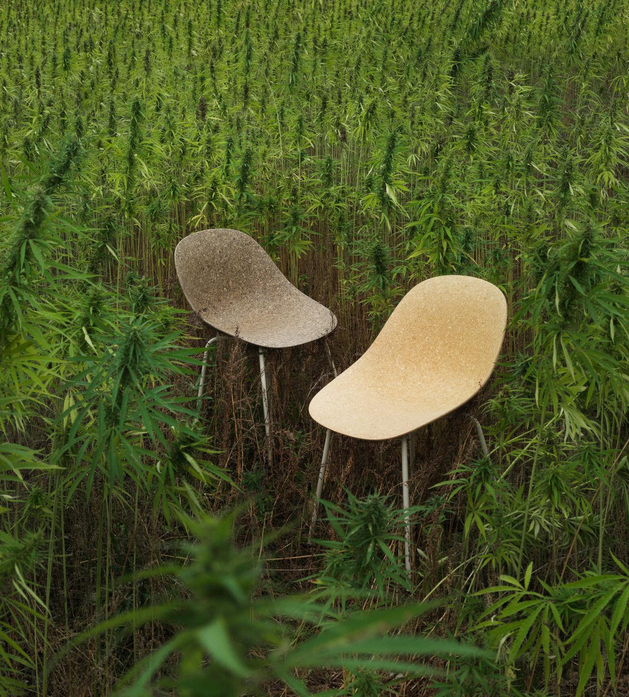 Peter Hiort-Lorenzen <em>Norman of Copenhagen MAT Chair in hemp and seaweed</em>. Image courtesy Norman of Copenhagen<br/>