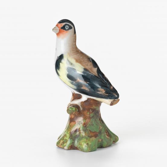 DERBY PORCELAIN, Derby (manufacturer)<br/>
<em>Bird</em> (c. 1790) <!-- (full view) --><br />

porcelain (soft-paste)<br />
7.0 x 4.2 x 3.5 cm<br />
National Gallery of Victoria, Melbourne<br />
The Colin Templeton Collection. Gift of Mrs Colin Templeton, 1942<br />
468C-D4<br />

<!--19625--><br/><a class="col-link block" href="/explore/collection/work/19625"><strong>Collection page <i class="fa fa-angle-right"></i></strong></a>