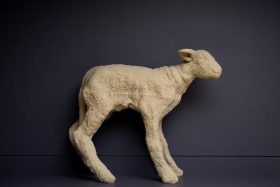 Christien MEINDERTSMA (designer)<br />
 TOOLS FOR TECHNOLOGY (manufacturer)<br/>
<em>First there was a mountain</em> (2024) <!-- (front) --><br />

wool, steel<br />
264.0 x 314.7 x 117.0 cm<br />
National Gallery of Victoria, Melbourne<br />
Commissioned by the National Gallery of Victoria, Melbourne. Purchased with funds donated by Jo Horgan AM and MECCA Brands, 2024<br />
2024.824<br />
&copy; Christien Meindertsma
<!--155176-->