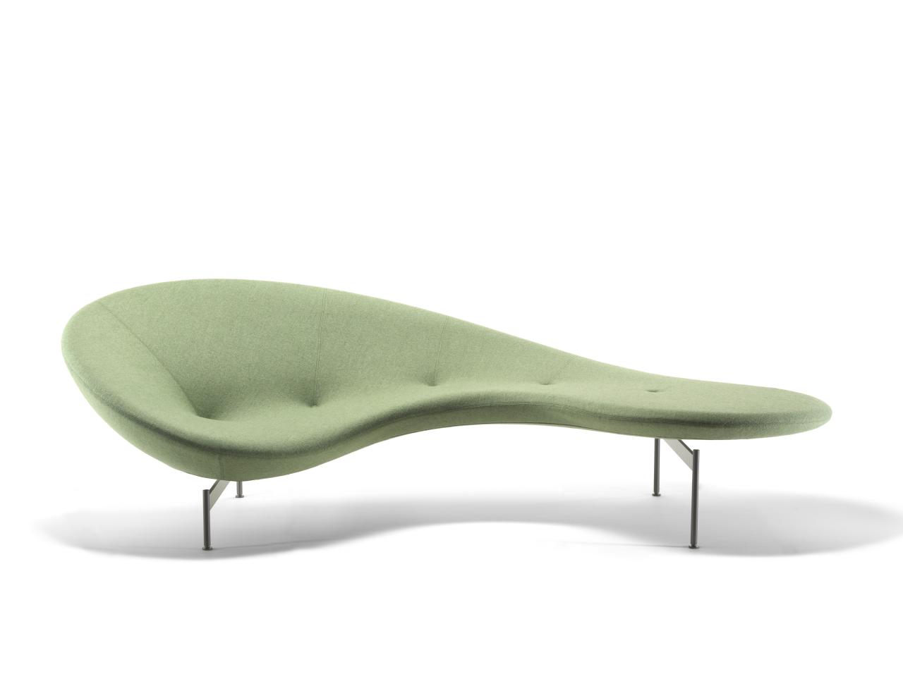 Piero LISSONI (designer)<br />
 B. & B. ITALIA (manufacturer)<br/>
<em>Eda-mame, chaise</em> (2018) {designed}; (2025) {manufactured} <!-- (side view) --><br />

synthetic fabric, steel, plastic, foam<br />
76.2 x 246.0 x 106.0 cm<br />
National Gallery of Victoria, Melbourne<br />
Purchased with funds donated by the Annemarie and Arturo Gandioli-Fumagalli Foundation, 2025<br />
2025.806<br />

<!--158416-->