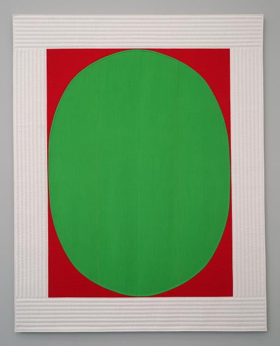 Seulgi LEE<br/>
<em>U – Lick the watermelon (Rush job)</em> 2014 <!-- () --><br />
from the <i>U</i> series<br />
silk, cotton<br />
<br />
National Gallery of Victoria, Melbourne<br />
Purchased NGV Foundation, 2016<br />
2016.91<br />
© Seulgi Lee
<!--122184--><br/><a class="col-link block" href="/explore/collection/work/122184"><strong>Collection page <i class="fa fa-angle-right"></i></strong></a>