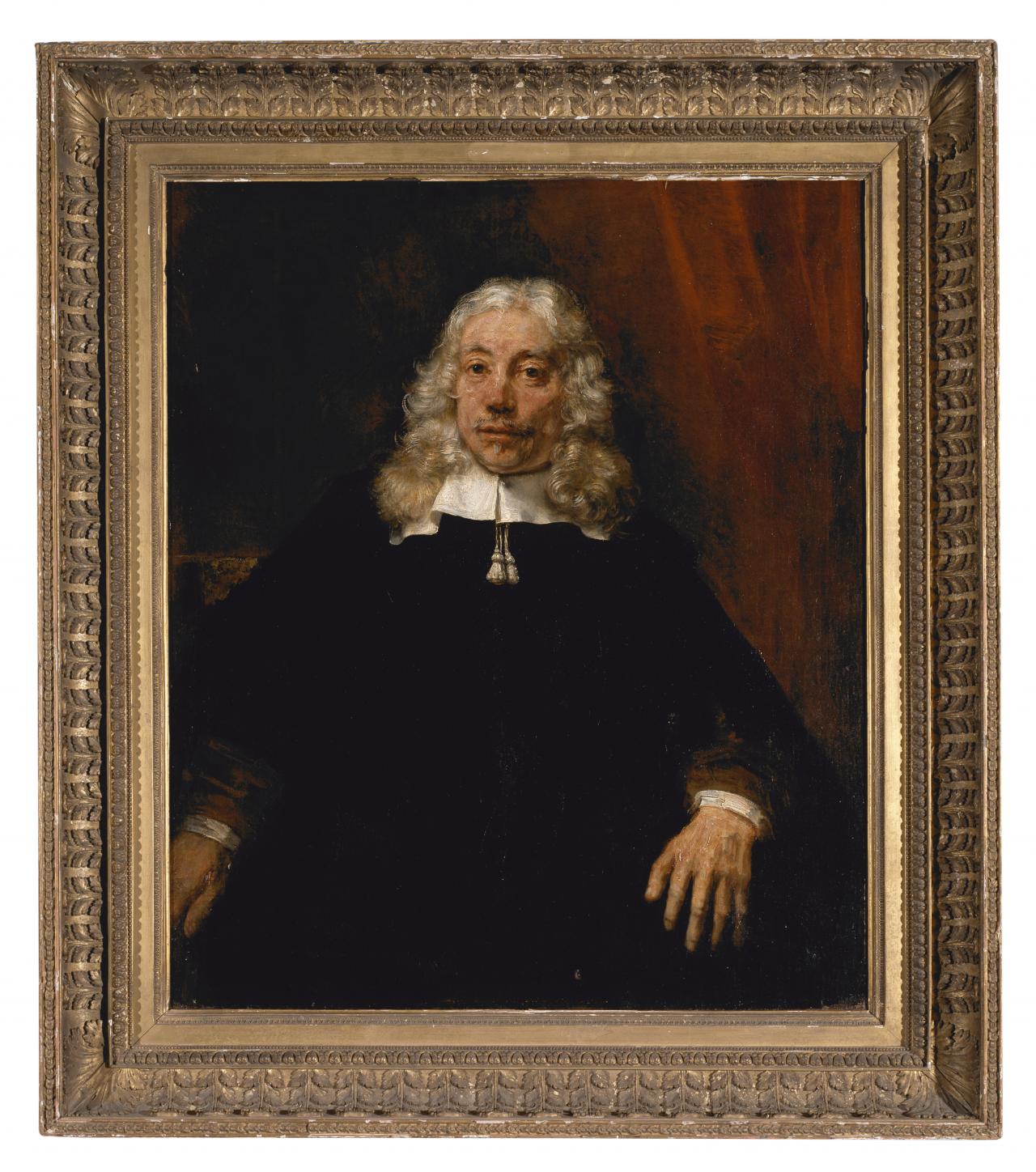 Portrait Of A White Haired Man Rembrandt Harmensz Van Rijn