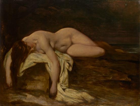 William ETTY<br/>
<em>Study for The Deluge</em> (1843) <!-- (recto) --><br />

oil on canvas<br />
48.5 x 63.3 cm<br />
National Gallery of Victoria, Melbourne<br />
Bequest of Howard Spensley, 1939<br />
556-4<br />

<!--3938-->