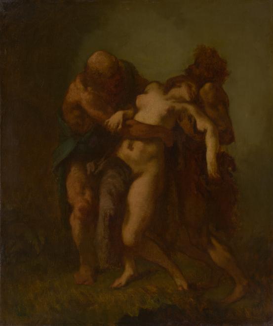 Jean-Fran&ccedil;ois MILLET<br/>
<em>Susanna and the Elders</em> (c. 1846-1848) <!-- (recto) --><br />

oil on canvas<br />
55.8 x 46.7 cm<br />
National Gallery of Victoria, Melbourne<br />
Felton Bequest, 1921<br />
1113-3<br />

<!--4186-->