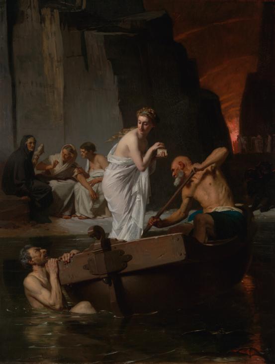 Eug&egrave;ne-Ernest HILLEMACHER<br/>
<em>Psyche in the Underworld</em> 1865 <!-- (recto) --><br />
<em>(Psych&eacute; aux enfers)</em><br />
oil on canvas<br />
117.0 x 90.0 cm<br />
National Gallery of Victoria, Melbourne<br />
Gift of Gustave Curcier Esq., 1872<br />
p.303.6-1<br />

<!--4048-->