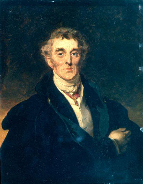 UNKNOWN (after)<br />
 Thomas LAWRENCE (after)<br/>
<em>Arthur Wellesley, 1st Duke of Wellington</em> before 1900 <!-- (recto) --><br />

oil on wood panel<br />
30.5 x 23.9 cm<br />
National Gallery of Victoria, Melbourne<br />
Felton Bequest, 1943<br />
1208-4<br />

<!--4124-->