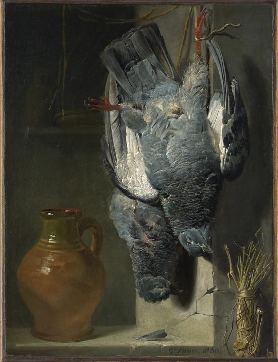 George LANCE<br/>
<em>Still life</em> 1830 <!-- (recto) --><br />

oil on canvas<br />
46.5 x 35.5 cm<br />
National Gallery of Victoria, Melbourne<br />
Purchased, 1883<br />
p.308.11-1<br />

<!--4115--><br/><a class="col-link block" href="/explore/collection/work/4115"><strong>Collection page <i class="fa fa-angle-right"></i></strong></a>