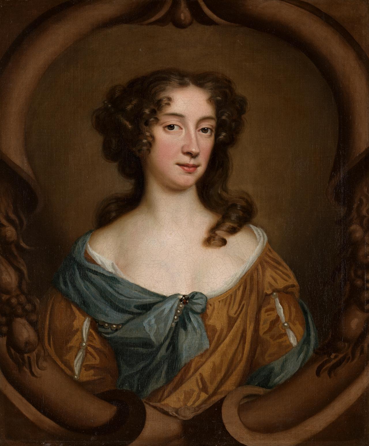 Mary BEALE<br/>
<em>Portrait of a lady</em> (c. 1680) <!-- (recto) --><br />

oil on canvas<br />
76.5 x 63.7 cm<br />
National Gallery of Victoria, Melbourne<br />
Purchased with funds donated by Krystyna Campbell-Pretty and the Campbell-Pretty Family in memory of Ros McCarthy, 2017<br />
2017.452<br />

<!--127528-->