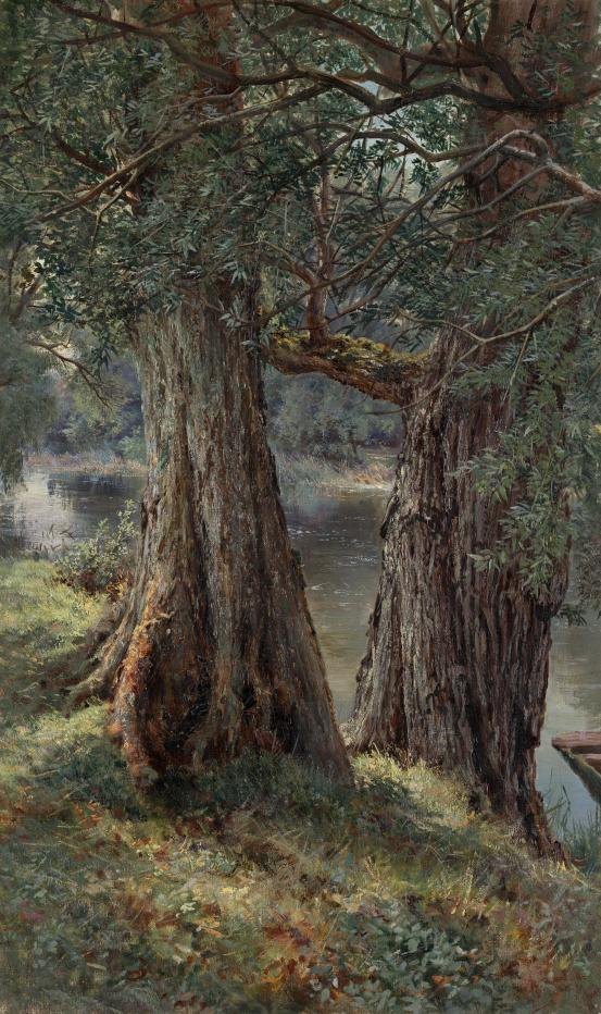 Keeley HALSWELLE<br/>
<em>Green-robed senators</em> (c. 1880) <!-- (recto) --><br />

oil on canvas<br />
65.8 x 39.5 cm<br />
National Gallery of Victoria, Melbourne<br />
Bequest of Alfred Felton, 1904<br />
148-2<br />

<!--4008-->