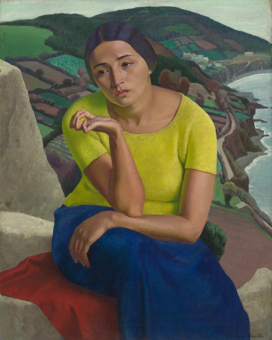 Dod PROCTER<br/>
<em>In a strange land</em> (1919) <!-- (recto) --><br />

oil on canvas<br />
76.2 x 61.0 cm<br />
National Gallery of Victoria, Melbourne<br />
Gift of Mrs E. M. Gerard Shaw, 1946<br />
1516-4<br />
&copy; the Artist's Estate. All Rights Reserved / Bridgeman Images
<!--4278-->