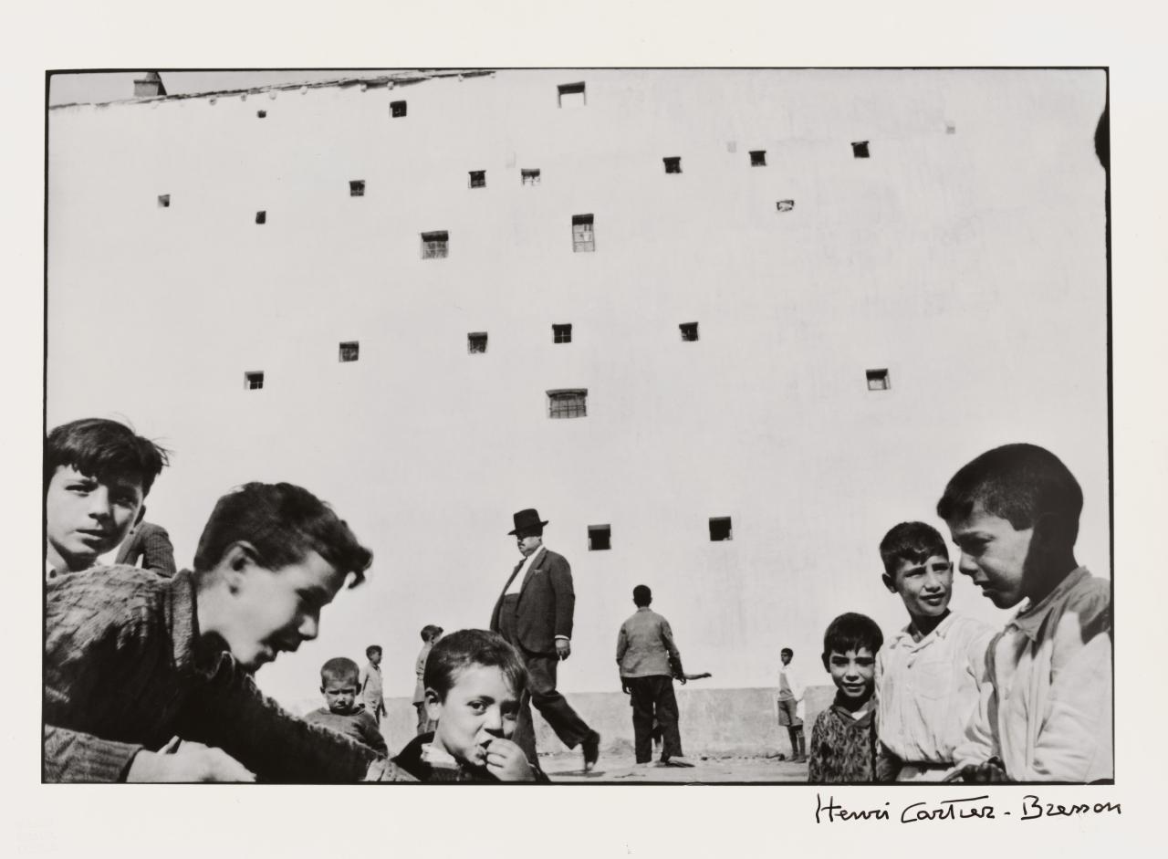 Henri CARTIER-BRESSON<br/>
<em>Madrid</em> 1933; (c. 2000) {printed} <!-- (recto) --><br />

gelatin silver photograph<br />
22.8 x 33.8 cm (image) 29.6 x 39.7 cm (sheet)<br />
National Gallery of Victoria, Melbourne<br />
Gift of Krystyna Campbell-Pretty AM and Family through the Australian Government's Cultural Gifts Program, 2026<br />
<br />
&copy; Fondation Henri Cartier-Bresson/Magnum Photos
<!--156295-->