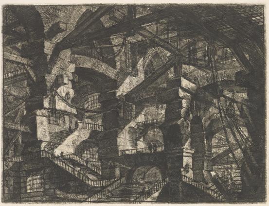 Giovanni Battista PIRANESI
The gothic arch (mid 1770s-c. 1835) 