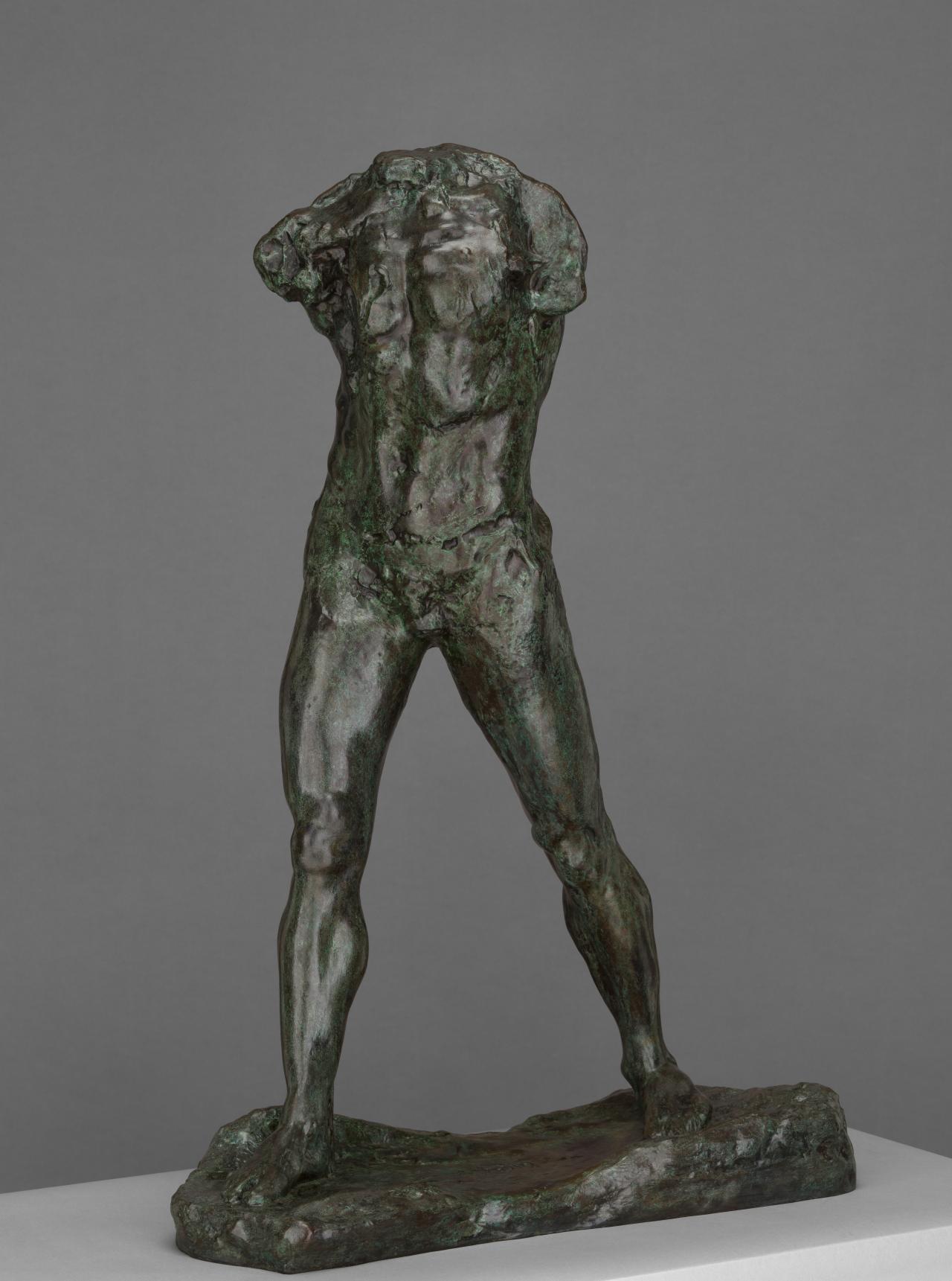 Auguste RODIN<br/>
<em>Walking man</em> (1899-1900); (1964) {cast} <!-- (full view) --><br />
<em>(L'homme qui marche. Moyen modele)</em><br />
bronze<br />
84.0 x 59.0 x 26.7 cm<br />
ed. 11/12<br />
National Gallery of Victoria, Melbourne<br />
Gift of Sandra Bardas OAM and David Bardas AO through the Australian Government's Cultural Gifts Program, 2022<br />
2022.1298<br />

<!--149576-->