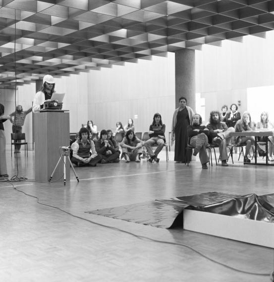 <em>Performance, Documents, Film, Video</em> 1975, exhibition view<br/><br/>