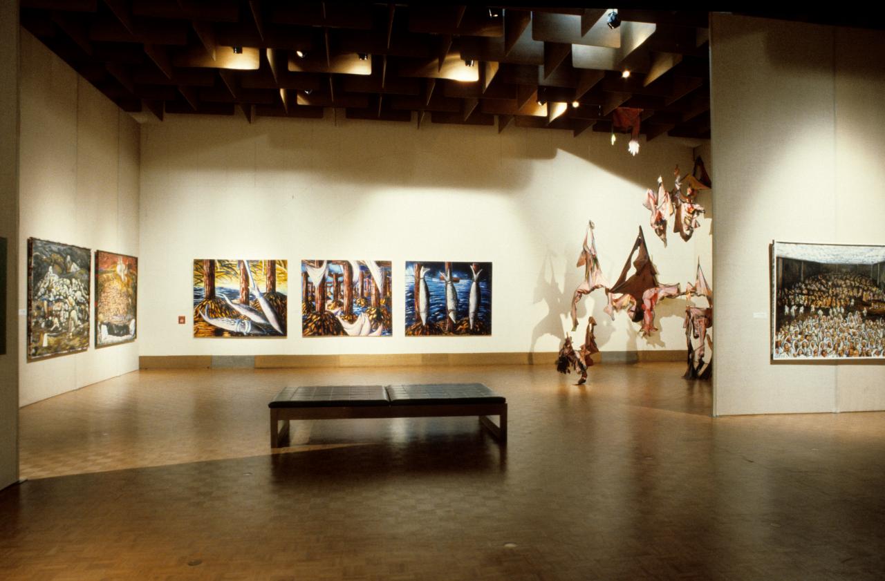 <em>Vox Pop: into the Eighties</em> 1983, exhibition view<br/>