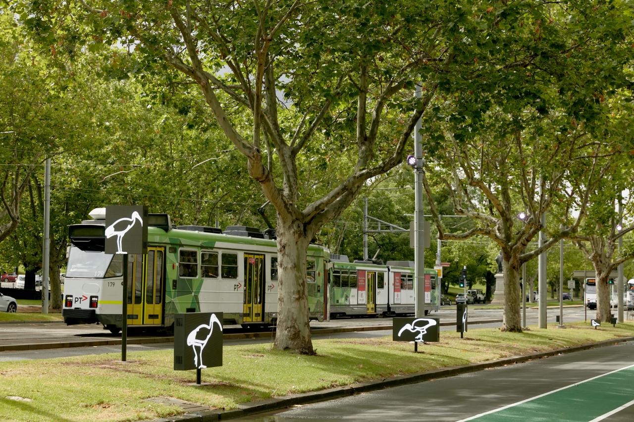 a statue centred in an art gallery