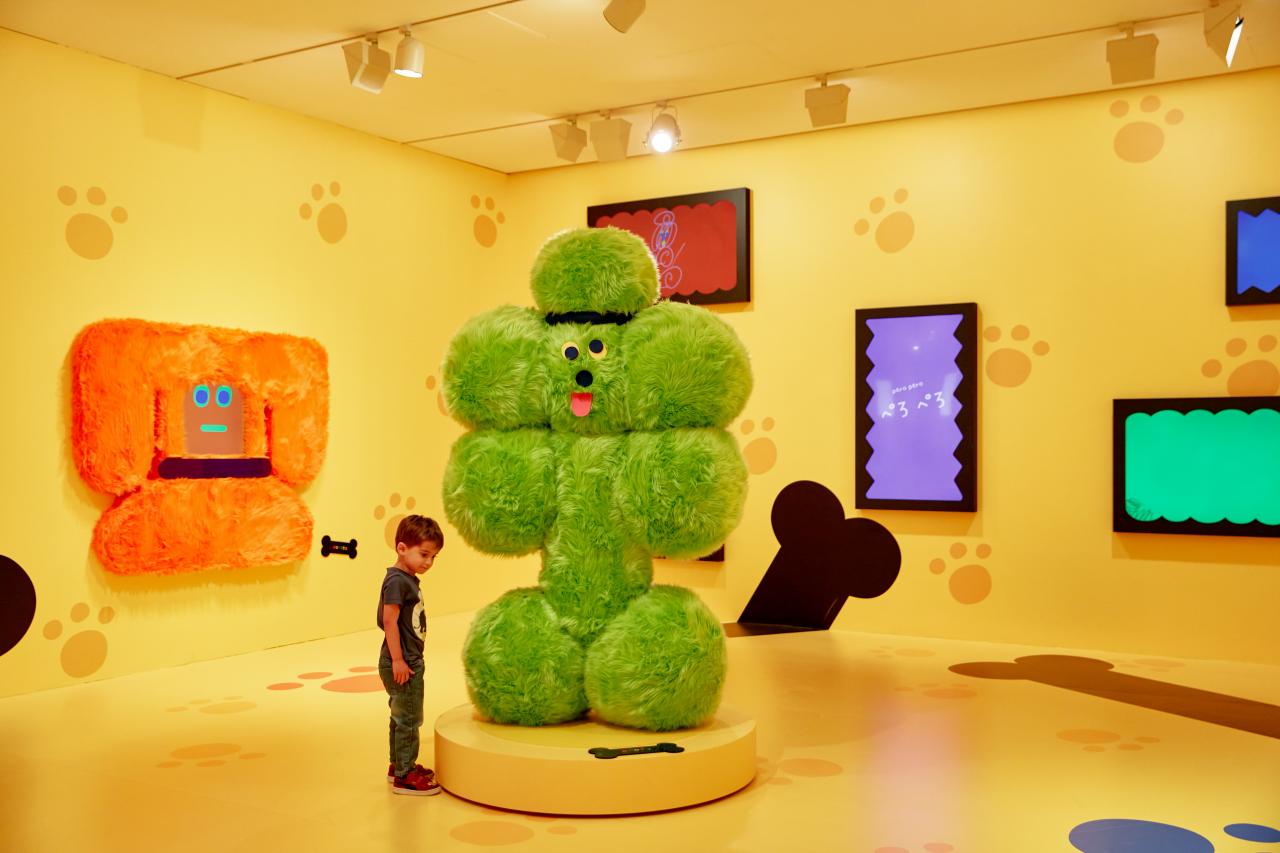 Installation view of Misaki Kawai’s Moja Moja Life: Misaki Kawai for Kids 2020 on display in NGV Triennial 2020 from 19 December 2020–18 April 2021 at NGV International, Melbourne <br/>
© Misaki Kawai<br/>
Photo: Tom Ross<br/>
NGV Triennial 2020 installation view of Misaki Kawai’s <em>Moja Moja Life: Misaki Kawai for Kids</em> 2020<br/>
<em>Moja Moja Life: Misaki Kawai for Kids</em> 2020 is supported by Paula Fox AO & Fox Family Foundation, Chadstone – The Fashion Capital and  Neilson Foundation<br/>
© Misaki Kawai. Photo: Tom Ross