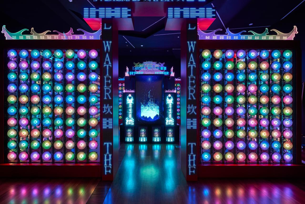 Installation view of Rel Pham’s <em>Temple</em> 2022-2023 on display as part of the <em>Melbourne Now</em> exhibition at The Ian Potter Centre: NGV Australia, Melbourne.  <br/>
Image: Sean Fennessy<br/>