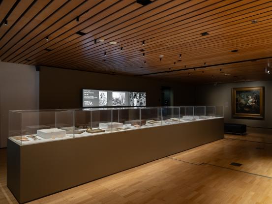 Installation view of the <em>National Gallery of Victoria Travelling Scholarship</em> exhibition on display at NGV International.<br/>
